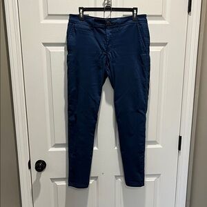 Market & Spruce Blue Ankle Pants